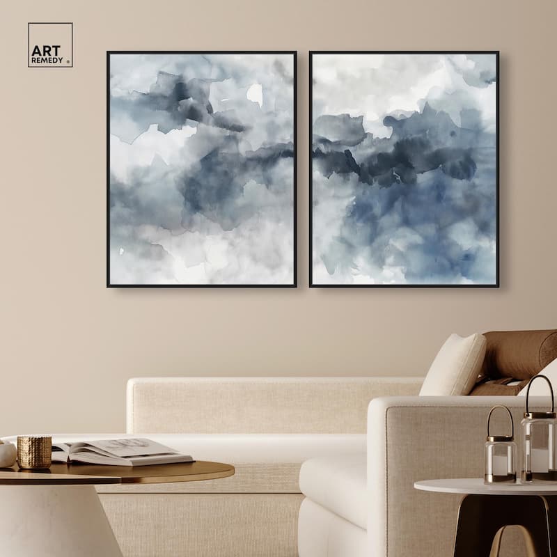 Calming Tides Canvas Set of 2 by Art Remedy