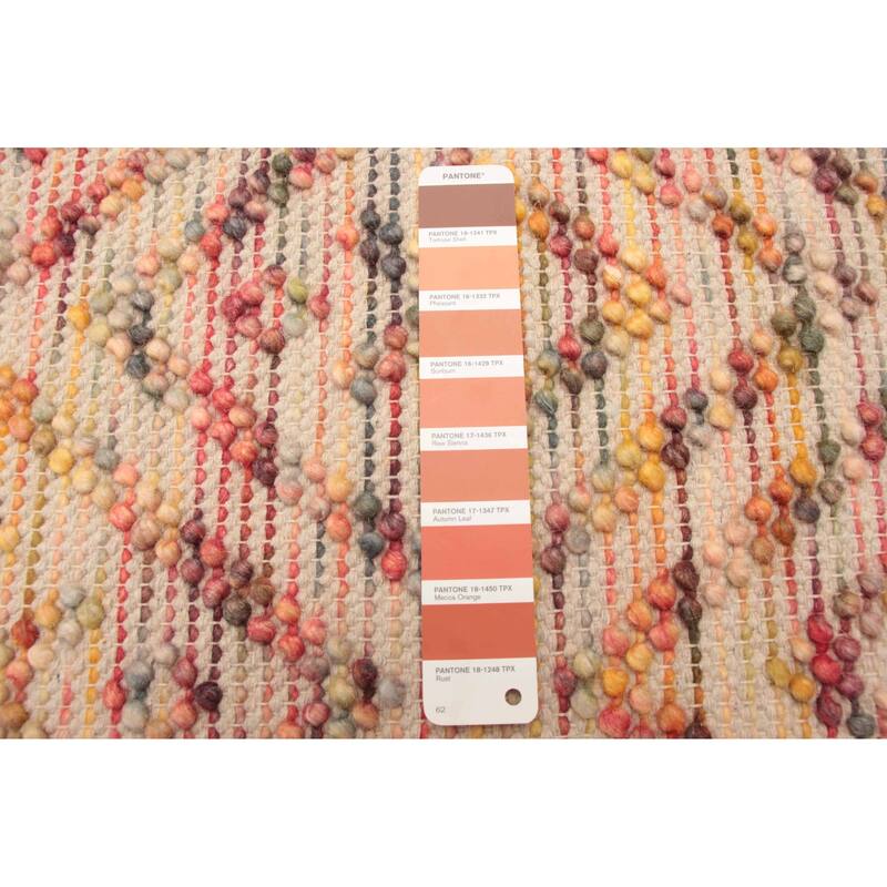 ECARPETGALLERY Braid weave Sienna Copper Wool Rug - 5'2 x 8'2