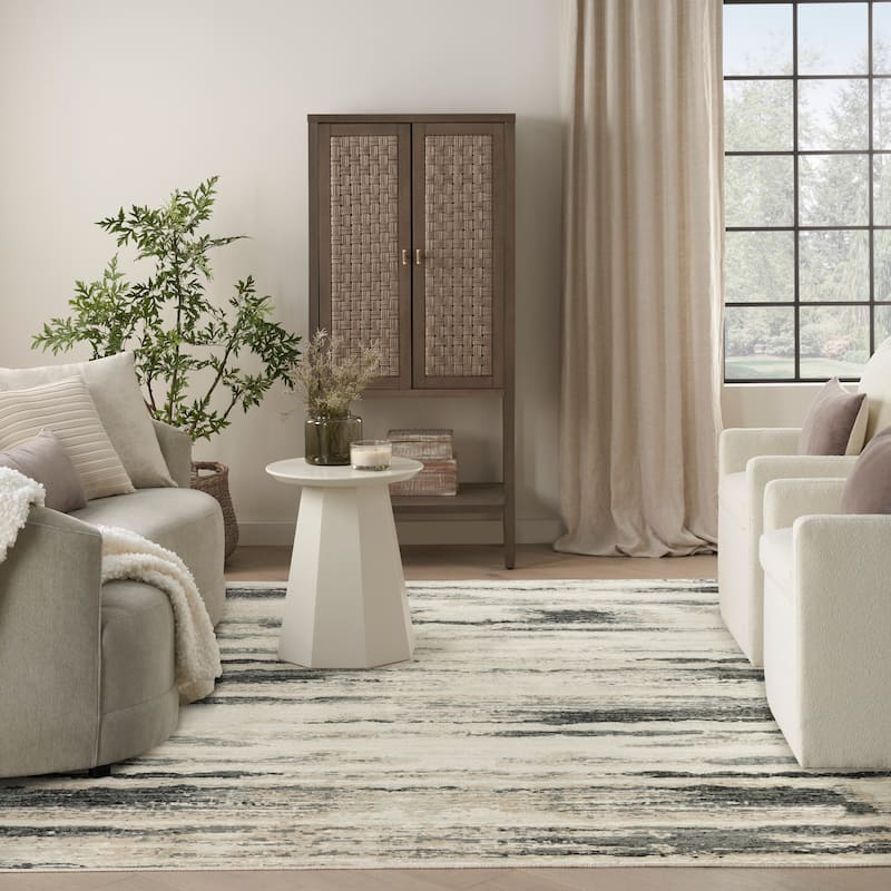 Nourison Serenity Home Indoor only Abstract Area Rug