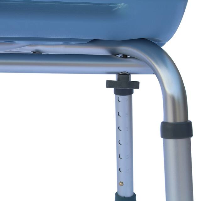 1.35MM Simple Bath Chair White/Gray/Blue