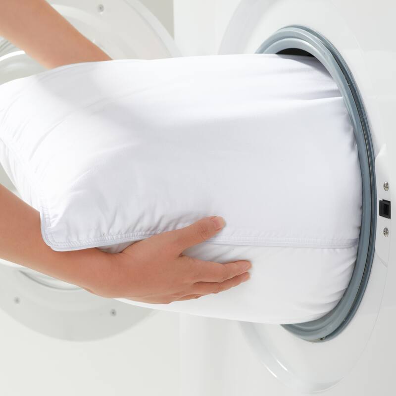 Serta Simply Clean Soft/Medium Antimicrobial Pillow Pair - White
