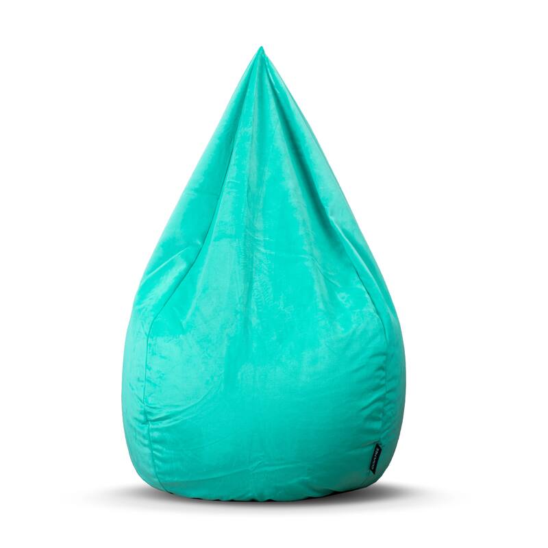 Gouchee Home Sambre Velvet Bean Bag Chair - Turquoise