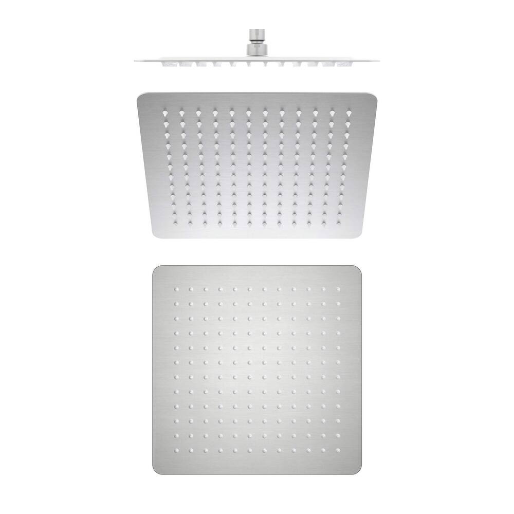 Cube 12" Metal Ultra Thin Profile Rain Shower Head 1.75 GPM