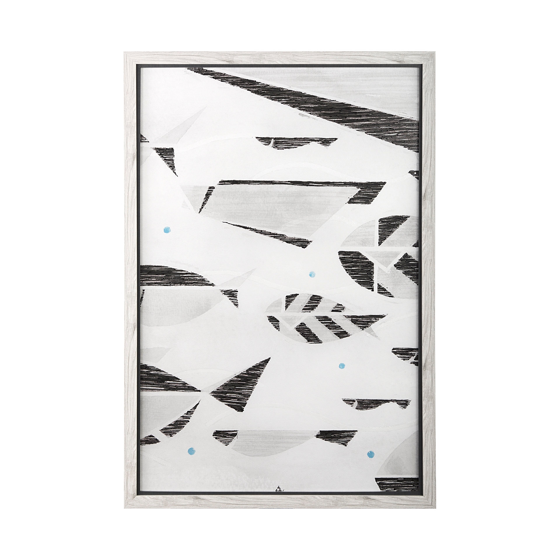 Se Promener II by Mercana Studio a Hand Embellished Textured Framed Art Print Matted under Glass