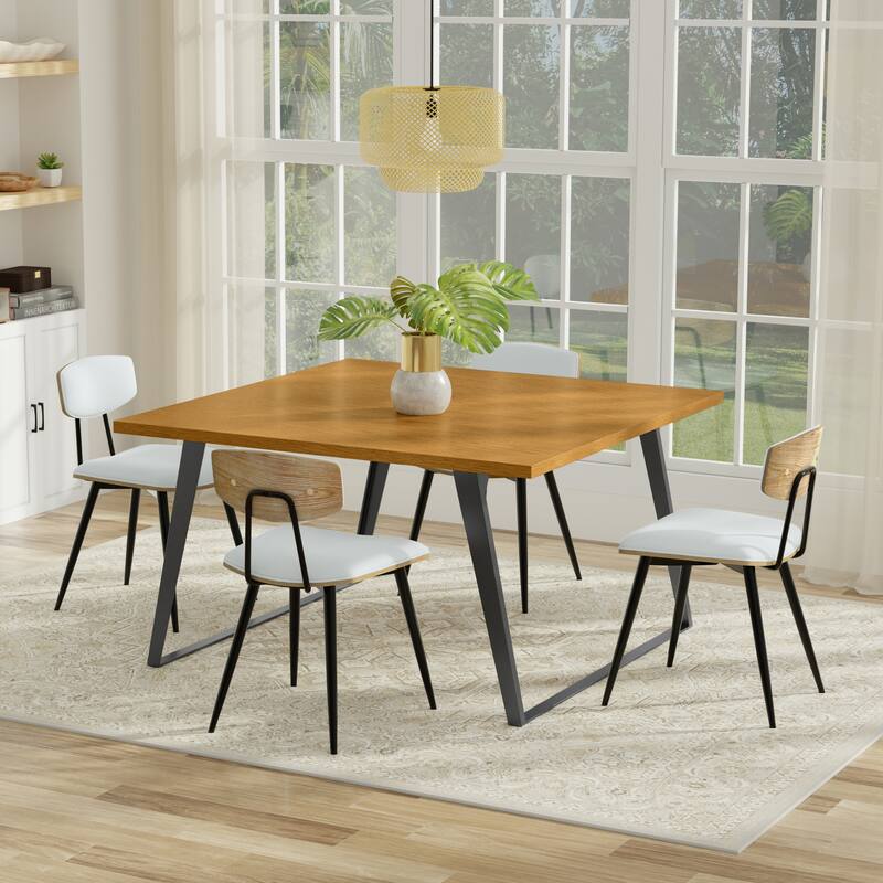 WyndenHall Mitchell 54 x 54 inch Square Modern Square Dining Table - 54 inches wide