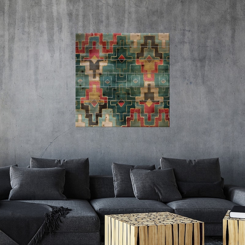 Urged I Print On Wood by Eva Watts - Multi-Color