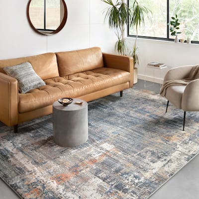 Alexander Home Glacier Modern Abstract Area Rug