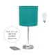 Option Brushed Steel/Teal Shade