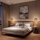 preview thumbnail 12 of 12, 1-Light Smoky Glass Pendant Light with Adjustable Height - N/A