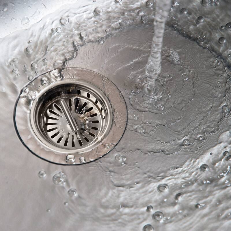 Design House 544304 Sink Drains 4-1/2" Basket Strainer - Satin Stainless Steel