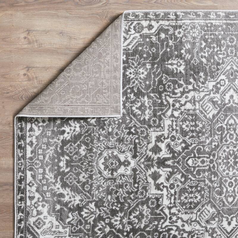 Loomaknoti Rhane Valeina Gray Area Rug