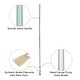 preview thumbnail 4 of 4, Paint Brushes 0.51" Width Natural Bristle with Blue Wood Handle 2Pcs - 0.51" x 0.12"