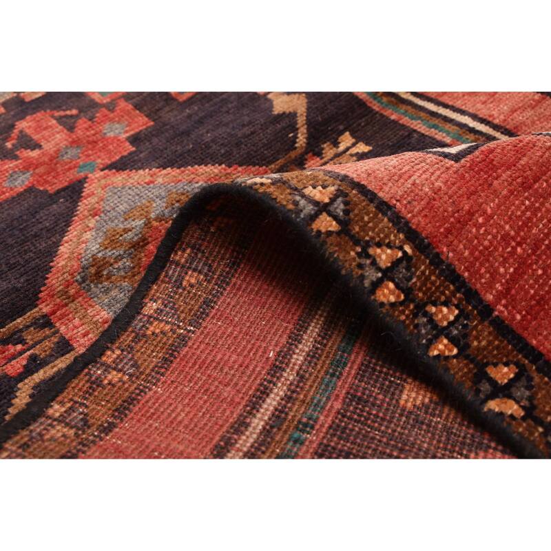 ECARPETGALLERY Hand-knotted Konya Anatolian Red Wool Rug - 2'7 x 11'0