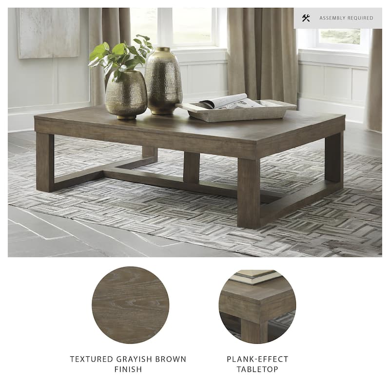 Cariton Gray Rectangular Cocktail Table