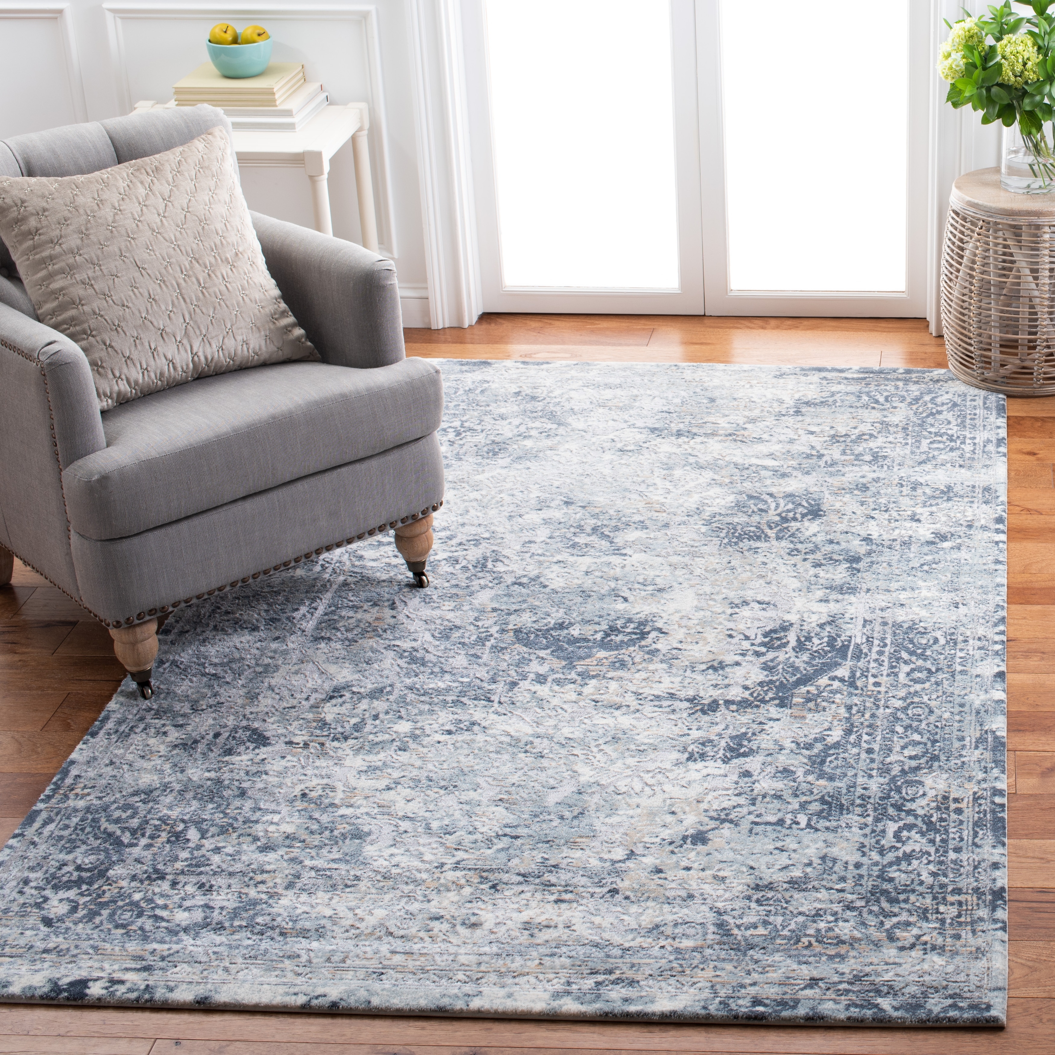 SAFAVIEH Martha Stewart Stanka Vintage Abstract Polyester Rug