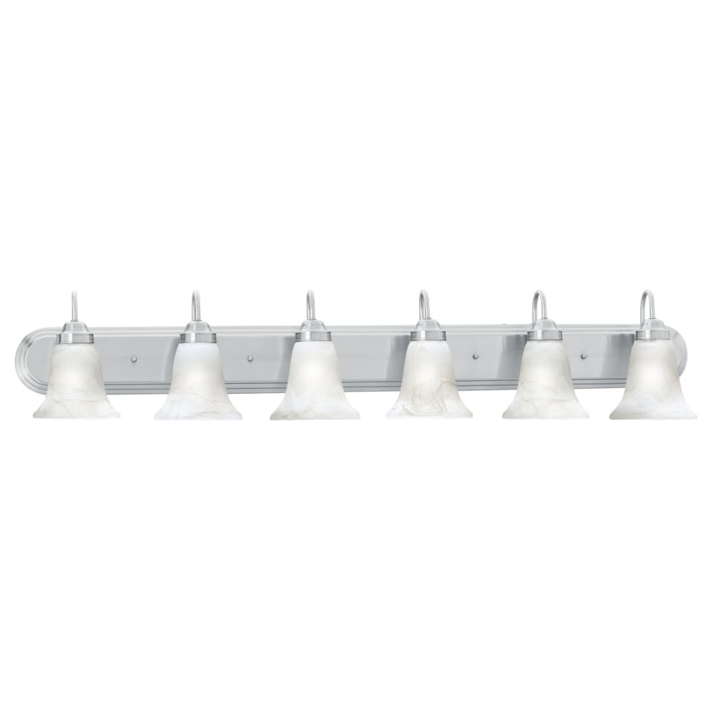 Shop Thomas Lighting Sl7586 6 Light 48 Wide Bathroom Fixture From The Homestead Coll Overstock 22909335