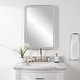 preview thumbnail 5 of 5, LED Lighted Rectangular Vanity Mirror - 32.25" - Black