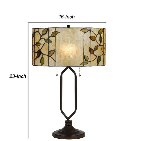 2 bulb table lamp