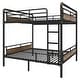 preview thumbnail 19 of 36, Heavy Duty Metal Bunk Bed,Industrial Detachable Bunkbeds with Safety Guard Rails ，Multiple Size