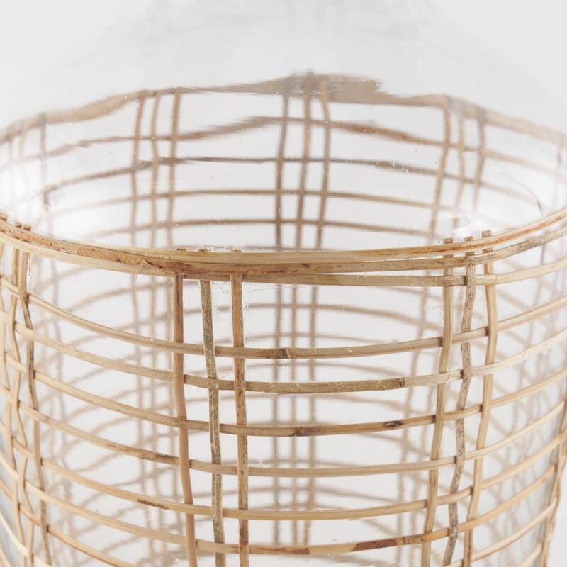 Troian Medium Glass Bottle - 7.5L x 7.5W x 14.5H