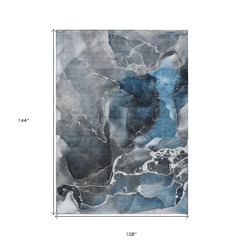 Bax Artistic Abstract Weather Resistant Modern Chic Outdoor Rug