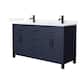 Option Dark Blue / White Quartz Top / Matte Black