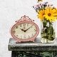 preview thumbnail 30 of 28, Decorative Pewter Mantel Clock