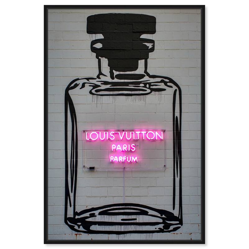 Parisian Parfum Pop Canvas by Art Remedy - Black - 30" x 45"