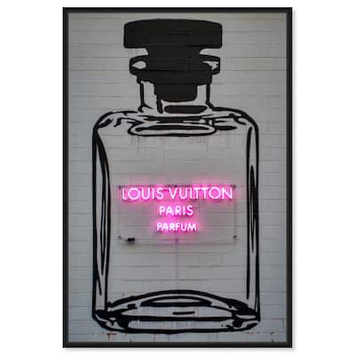 Parisian Parfum Pop Canvas by Art Remedy