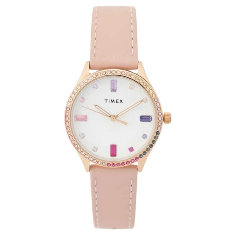 Timex Women's Easy reader White Dial Watch - TW2V76800 - One Size