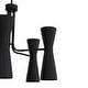 preview thumbnail 7 of 7, Hunter Zola Black 10-Light Chandelier - Dining Room, Bedroom, Living/Great Room, Foyer - Modern, Mid-Century - Designer!