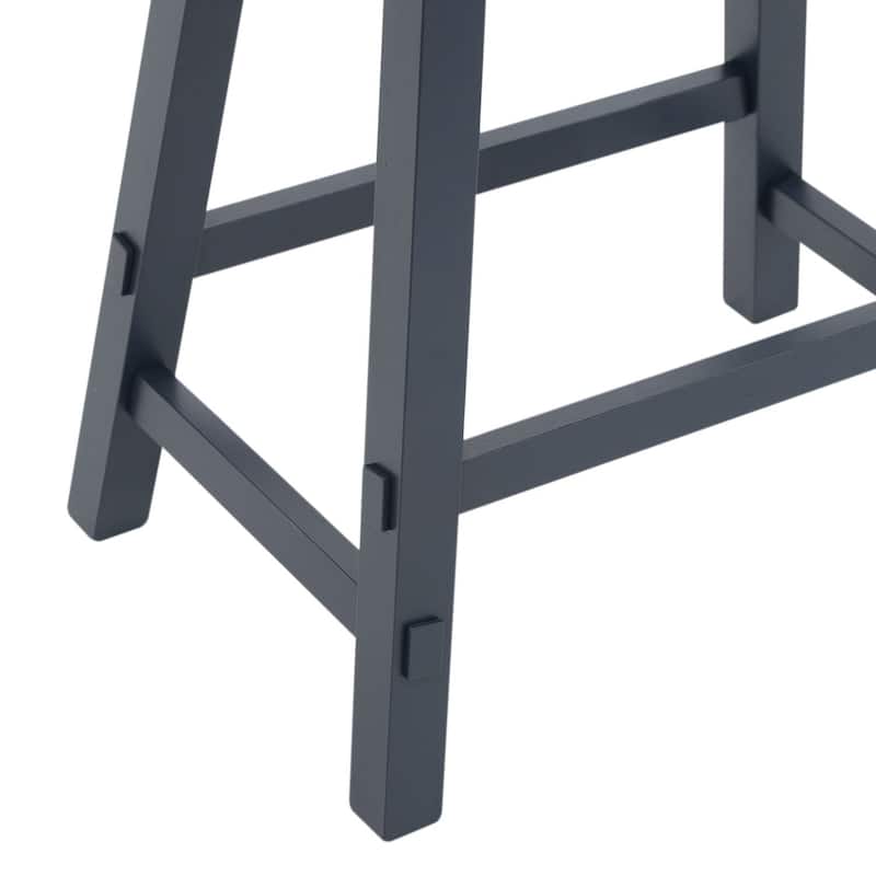 Creations Multi 24 Inch Sawhorse Counter Stool- Navy