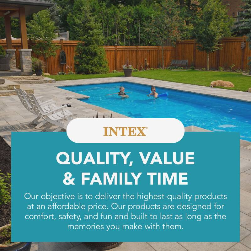 Intex PureSpa Hot Tub Cover with Foam Headrest (2 Pack) and Seat (2 Pack) - 55.4