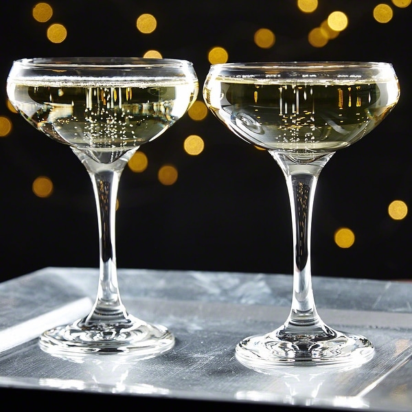 Gatsby Champagne Coupe Glasses Set of 2 On Sale Bed Bath