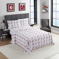 Ncaa Officially Licenced Alabama Crimson Tide Sheet Set - Bed Bath ...