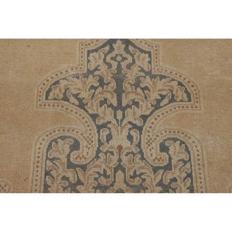 Kerman Persian Vintage Area Rug Hand-Knotted Wool Carpet - 9'10" x 13'3"