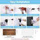 preview thumbnail 7 of 17, Yescom Retractable Baby Gate for Stairs 71" Wide 33" Tall Dog Gate for DoorwaysPool Desk Porch