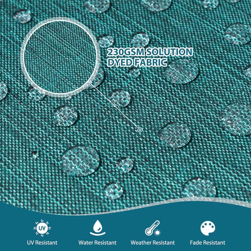 27.6 x 24.4 in Outdoor Indoor Patio Seat Cushions Set