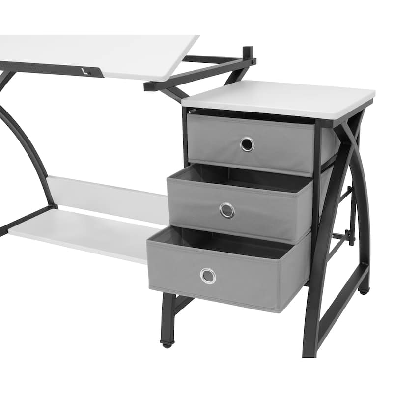 Studio Designs 2-Piece Comet Plus Drafting Table and Stool Set