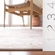 preview thumbnail 4 of 4, SAFAVIEH Tucson Machine Washable Slip Resistant Korneliya Oriental Medallion Rug - Light Grey/Rust - 5' x 8'