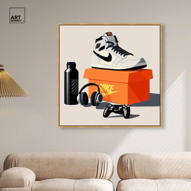 Important Sneaker Accessories Canvas by Art Remedy