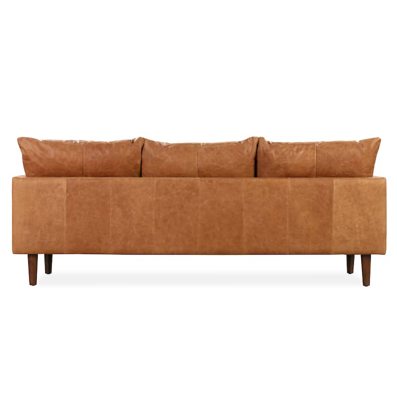 Poly & Bark Girona 88" Sofa - Full Grain Genuine Italian Leather