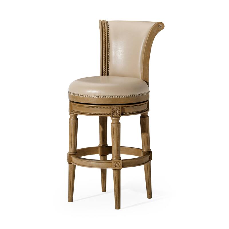 Maven Lane 31" Pullman Swivel Bar Height Kitchen Stool