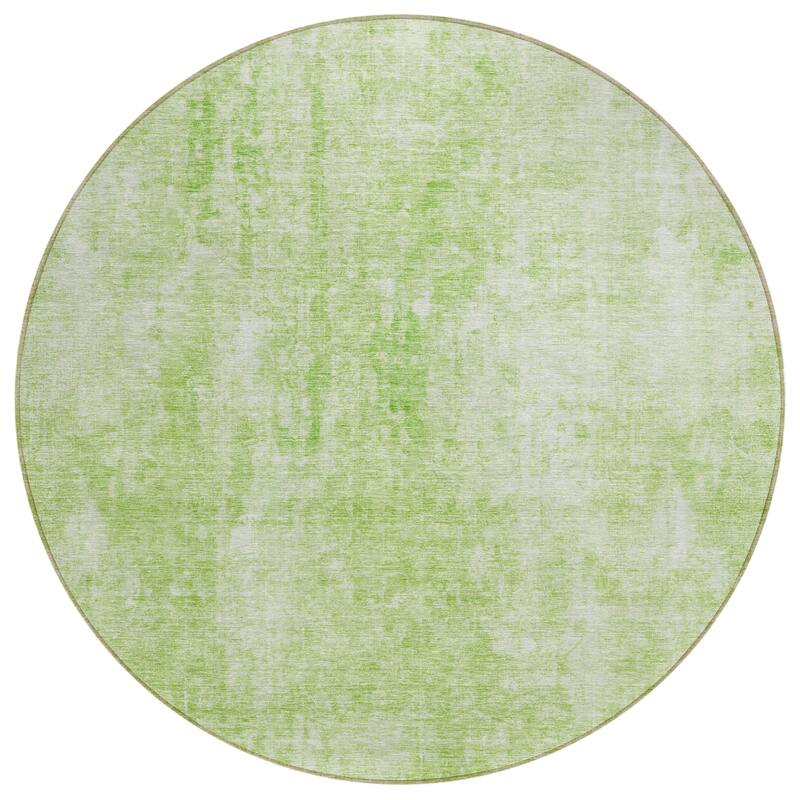 Machine Washable Indoor/ Outdoor Chantille Abstract Solid Rug
