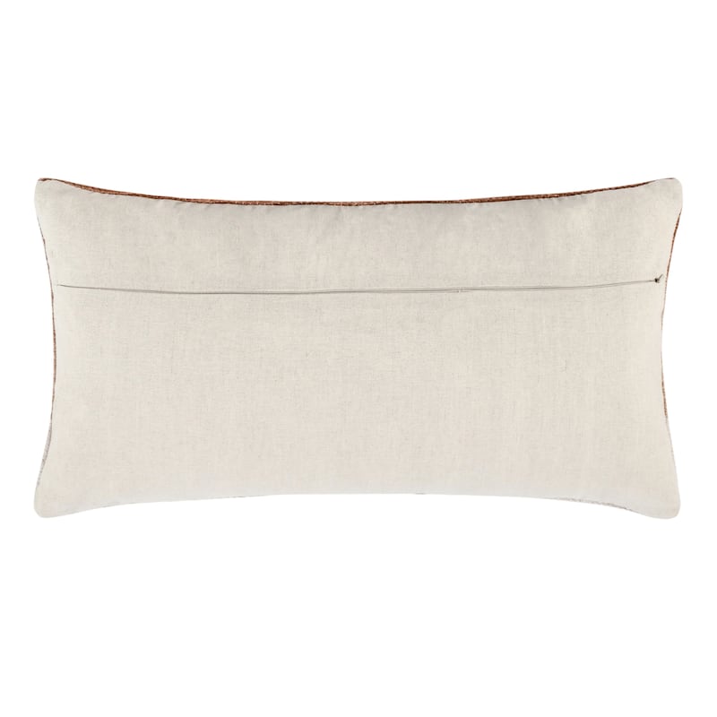 Villa by Classic Home Kass Woven Fabric Color Block Throw Pillow