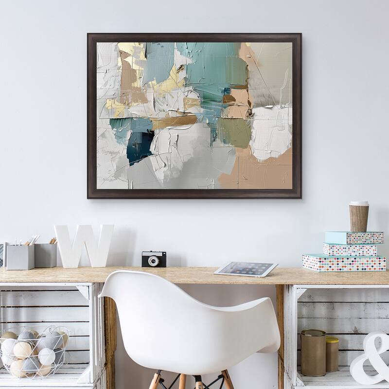 Masterpiece Art Gallery| Good Intentions by Sasha - Framed Canvas Art Print