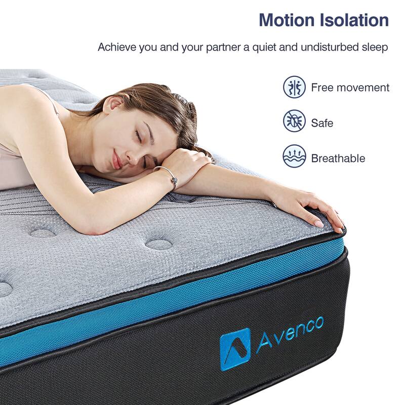 10 inch Hybrid Mattress Innerspring and Gel Memory Foam in a Box