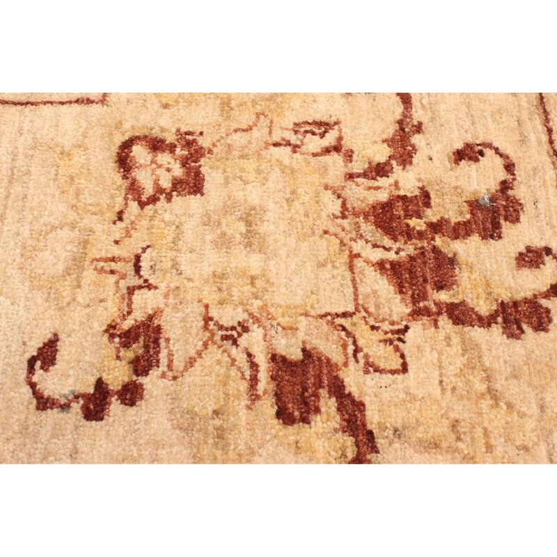 ECARPETGALLERY Hand-knotted Peshawar Oushak Dark Red Wool Rug - 9'0 x 11'11