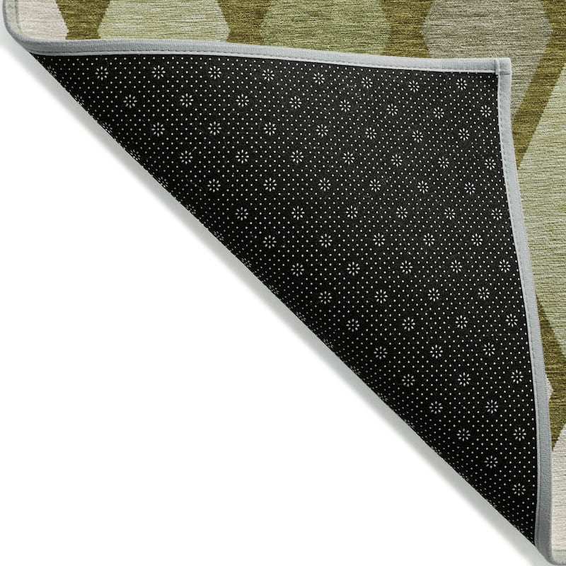 Machine Washable Indoor/ Outdoor Chantille Prism Diamond Rug