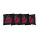 preview thumbnail 1 of 1, Cal State Northridge Matadors Black Cornhole Bags All-Weather Resin Filled